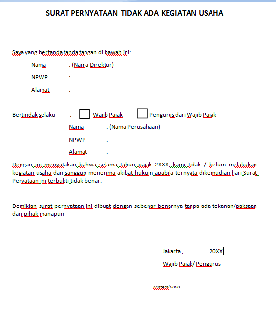 Lihat 10+ Contoh Surat Pernyataan Tidak Ada Penghasilan ✅