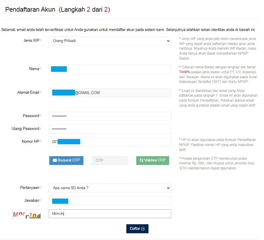 Cara Membuat NPWP Secara Online - Sadar Pajak